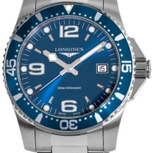 Longines Herrklocka L3.740.4.96.6 HydroConquest Blå/Stål Ø41 mm