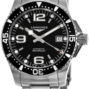 Longines Herrklocka L3.741.4.56.6 Hydroconquest Svart/Stål Ø39 mm