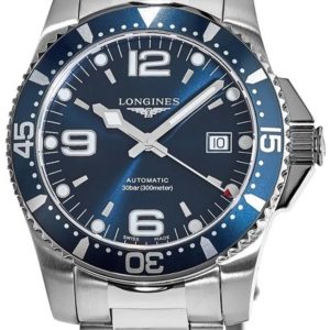 Longines Herrklocka L3.742.4.96.6 Hydroconquest Blå/Stål Ø41 mm