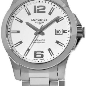 Longines Herrklocka L3.776.4.16.6 Conquest Vit/Stål Ø39 mm