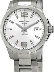 Longines Herrklocka L3.776.4.76.6 Conquest Silverfärgad/Stål Ø39 mm