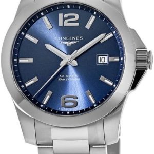 Longines Herrklocka L3.777.4.99.6 Conquest Blå/Stål Ø41 mm