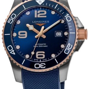 Longines Herrklocka L3.781.3.98.9 Hydroconquest Blå/Gummi Ø41 mm