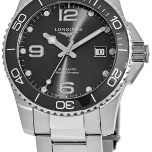 Longines Herrklocka L3.781.4.56.6 Hydroconquest Svart/Stål Ø41 mm