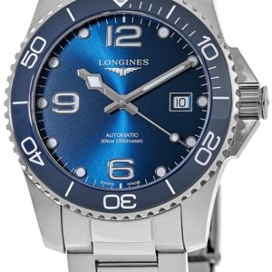 Longines Herrklocka L3.781.4.96.6 Hydroconquest Blå/Stål Ø41 mm