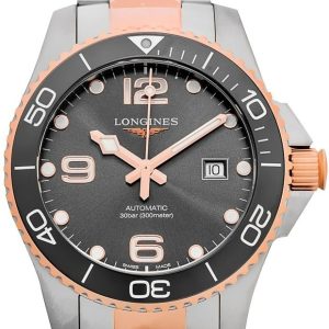 Longines Herrklocka L3.782.3.78.7 HydroConquest Grå/Stål Ø43 mm