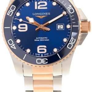 Longines Herrklocka L3.782.3.98.7 HydroConquest Blå/Stål Ø43 mm