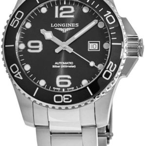 Longines Herrklocka L3.782.4.56.6 Hydroconquest Svart/Stål Ø43 mm