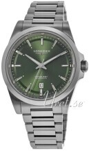 Longines Herrklocka L3.830.4.02.6 Conquest Grön/Stål Ø41 mm