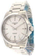 Longines Herrklocka L3.830.4.72.6 Conquest Silverfärgad/Stål Ø41 mm