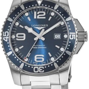 Longines Herrklocka L3.841.4.96.6 Hydroconquest Blå/Stål Ø44 mm