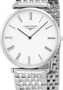 Longines Herrklocka L4.766.4.11.6 Grande Classique Vit/Stål Ø37 mm