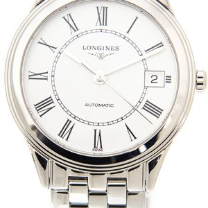 Longines Herrklocka L4.774.4.21.6 Flagship Vit/Stål Ø35.6 mm