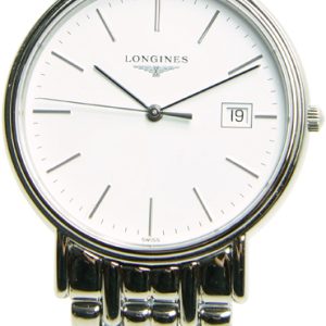 Longines Herrklocka L4.790.4.12.6 Presences Vit/Stål Ø38.5 mm