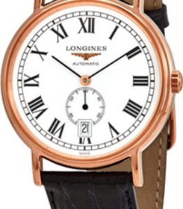 Longines Herrklocka L4.805.1.11.2 Presences Vit/Läder Ø38.5 mm