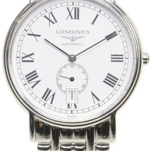 Longines Herrklocka L4.805.4.11.6 Grande Classique Vit/Stål Ø38.5 mm