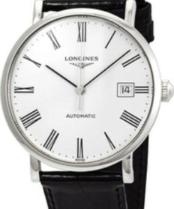 Longines Herrklocka L4.810.4.11.2 Elegant Vit/Läder Ø37 mm