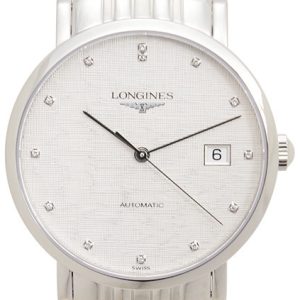 Longines Herrklocka L4.810.4.77.6 Elegant Silverfärgad/Stål Ø37 mm