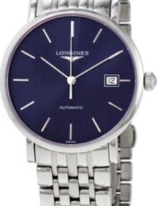 Longines Herrklocka L4.810.4.92.6 Elegant Blå/Stål Ø37 mm