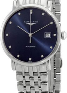 Longines Herrklocka L4.810.4.97.6 Elegant Blå/Stål Ø37 mm