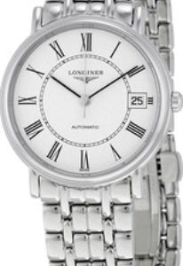 Longines Herrklocka L4.821.4.11.6 Presences Vit/Stål Ø34.5 mm