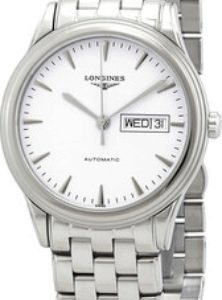 Longines Herrklocka L4.899.4.12.6 Flagship Vit/Stål Ø38.5 mm