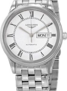 Longines Herrklocka L4.899.4.21.6 Flagship Vit/Stål Ø38.5 mm