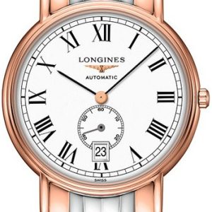 Longines Herrklocka L4.904.1.11.7 Presence Vit/Stål Ø38.5 mm