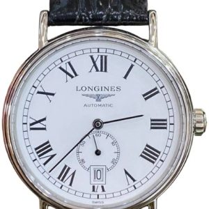 Longines Herrklocka L4.904.4.11.2 Presence Vit/Läder Ø38.5 mm