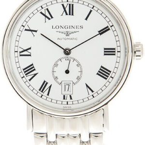 Longines Herrklocka L4.904.4.11.6 Presence Vit/Stål Ø38.5 mm