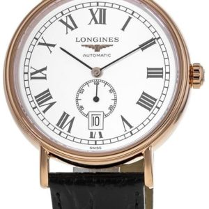 Longines Herrklocka L4.905.1.11.2 Presence Vit/Läder Ø40 mm