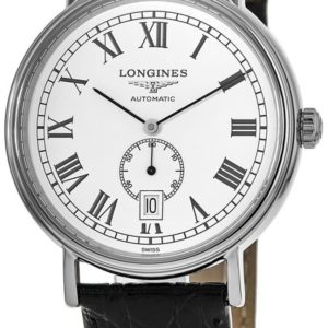 Longines Herrklocka L4.905.4.11.2 Presence Vit/Läder Ø40 mm