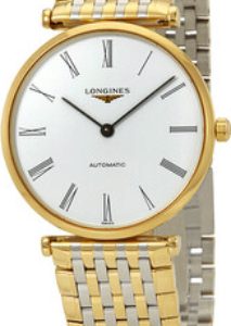 Longines Herrklocka L4.908.2.11.7 Grande Classique Vit/Gulguldtonat