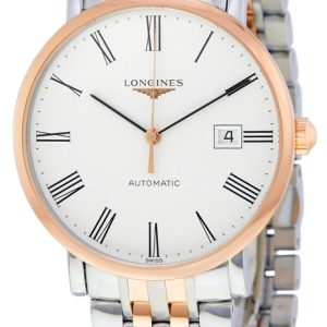 Longines Herrklocka L4.910.5.11.7 Elegant Vit/Roséguldstonat stål