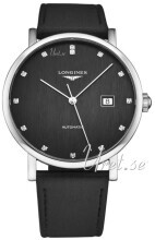 Longines Herrklocka L4.911.4.78.2 Elegant Svart/Läder Ø41 mm