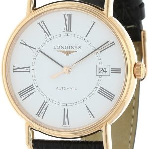 Longines Herrklocka L4.921.1.11.2 Presences Vit/Läder Ø38.5 mm