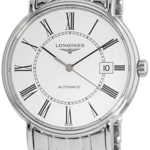 Longines Herrklocka L4.921.4.11.6 Presences Vit/Stål Ø38.5 mm