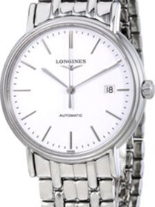 Longines Herrklocka L4.921.4.12.6 Grande Classique Vit/Stål Ø38.5 mm