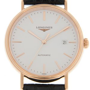 Longines Herrklocka L4.922.1.12.2 Presence Vit/Läder Ø40 mm