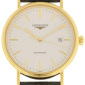 Longines Herrklocka L4.922.2.12.2 Presence Vit/Läder Ø40 mm