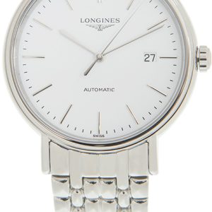 Longines Herrklocka L4.922.4.12.6 Presence Vit/Stål Ø40 mm