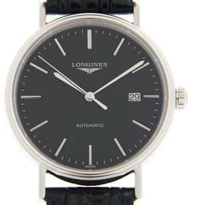 Longines Herrklocka L4.922.4.52.2 Presence Svart/Läder Ø40 mm