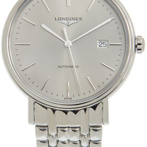 Longines Herrklocka L4.922.4.72.6 Presence Silverfärgad/Stål Ø40 mm