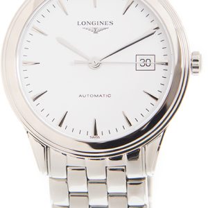 Longines Herrklocka L4.974.4.12.6 Flagship Vit/Stål Ø38.5 mm