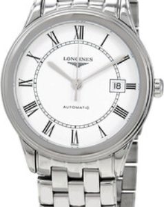 Longines Herrklocka L4.974.4.21.6 Flagship Vit/Stål Ø38.5 mm