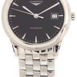 Longines Herrklocka L4.974.4.52.6 Flagship Svart/Stål Ø38.5 mm