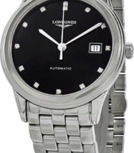 Longines Herrklocka L4.974.4.57.6 Flagship Svart/Stål Ø38.5 mm