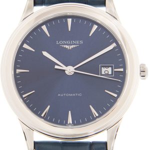 Longines Herrklocka L4.974.4.92.2 Flagship Blå/Läder Ø38.5 mm