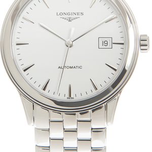 Longines Herrklocka L4.984.4.12.6 Flagship Vit/Stål Ø40 mm