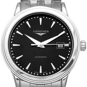 Longines Herrklocka L4.984.4.59.6 Flagship Svart/Stål Ø40 mm